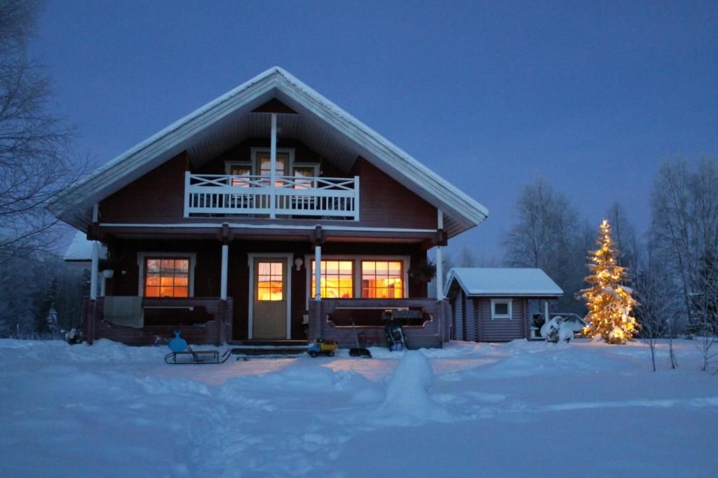 Шале Lovely Cottage by Ounasjoki Marraskoski-92